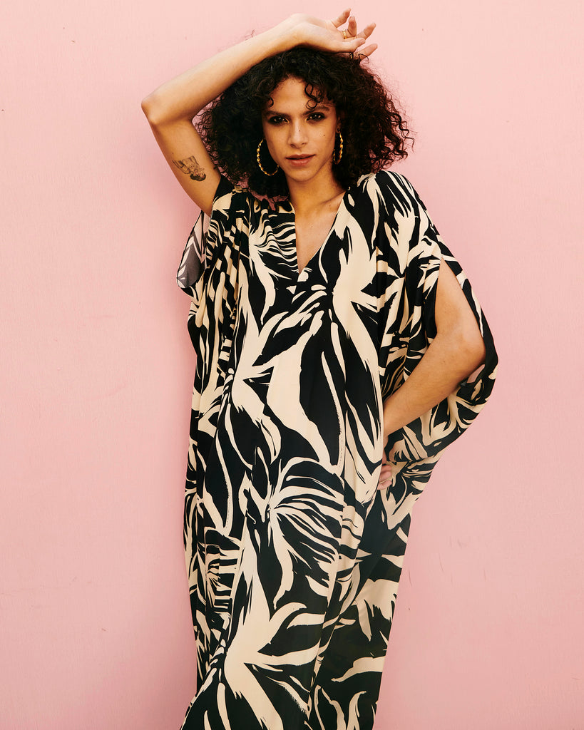 Selene caftan print