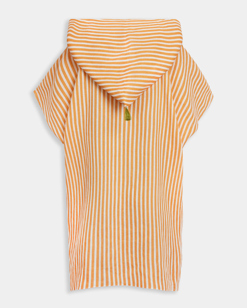 Sunrise orange stripe Capri caftan back